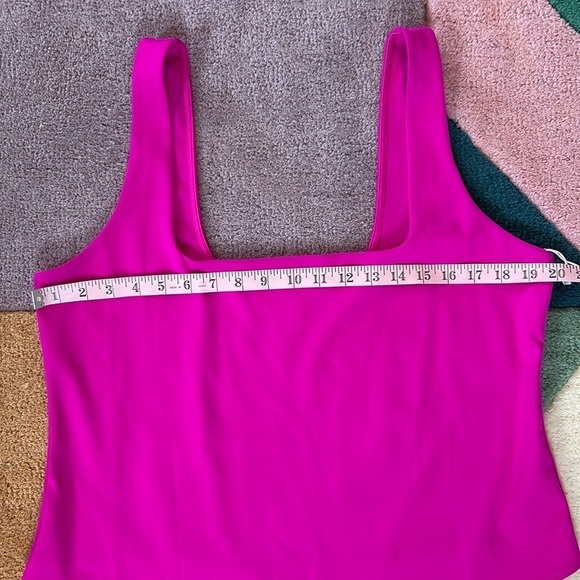 Good American Scuba Modern Tank Bodysuit Fuchsia Pink NWT Women’s Size 4X - Picture 6 of 17
